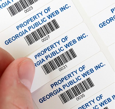 Glossy Offset Printing Cosmetic Custom Barcode Labels