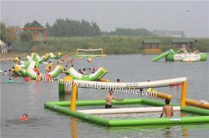 China inflatable beach volleyball court , inflatable water volleyball court wholesale