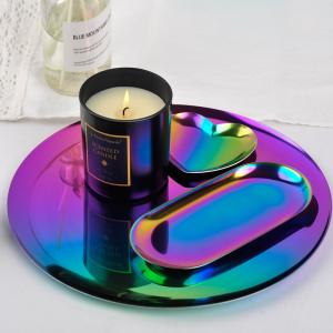 China ± 0.01mm Tolerance Home Decoration Candle Tools Multicolor Gold Silver Color Metal Plate wholesale