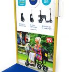 Oak Electric Bicycle Stand Electric Scooter Stand Display For Retail Shop