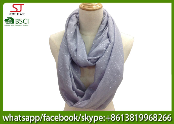 China factory direct supply thin neckerchief Gilding spring summer scarf 70*180cm 20%Cotton 80%Polyester keep clean