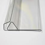 Transparent Shelving Accessories Plastic Price Tag Holder 1200mm 900mm 700mm