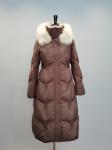 FODARLLOY Ladies Warm Hooded Cotton-padded Clothes Slim Long Down Winter Jackets