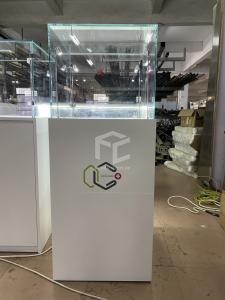 China T4 LED Jewelry Shop Furniture 500*500mm Display Case Counter wholesale