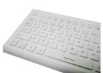 Ergonomics Silicone Wireless Medical Keyboard 106 Keys With Back Pad