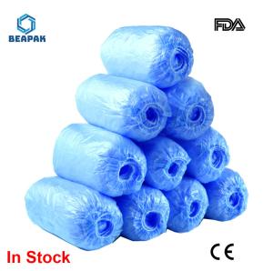 China Non Toxic Disposable Shoe Covers Anti Slip Polypropylene PE Water Resistant wholesale