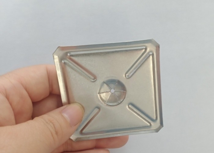 2-1/2 Inch Galvanized Steel Square Self Locking Washer For CD Weld Pins