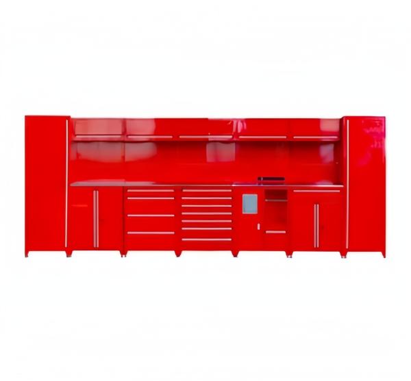 OEM Logo Garage Cabinets Storage with Stainless Steel Combined Cabinet and Tool