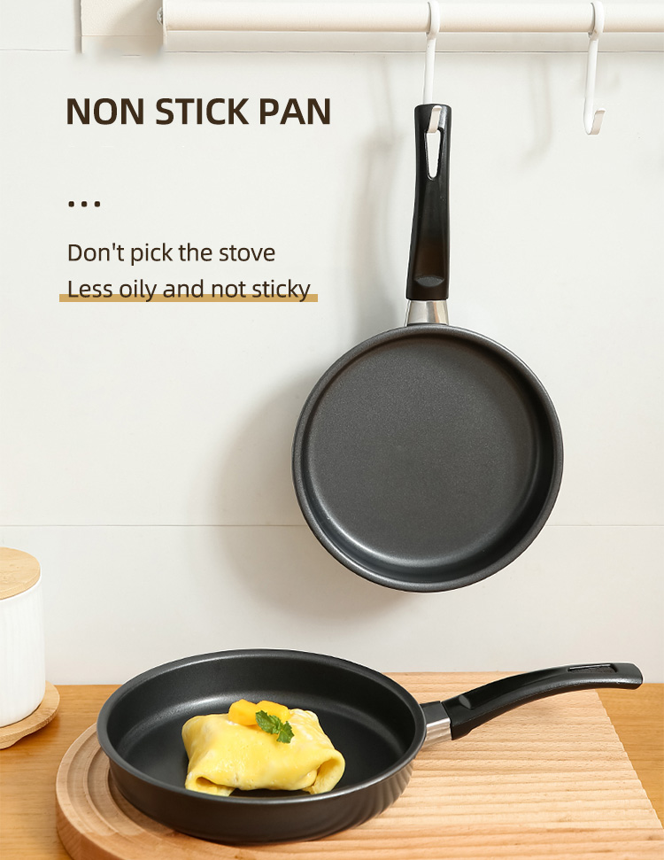 High Quality Gas Stove Iron Flat Bottom Pan Mini Fry Pans Nonstick Frying Pans For Cooking