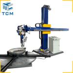 Automatic Tank Cover Polishing Machine For Steel Dish End Surface Grinding