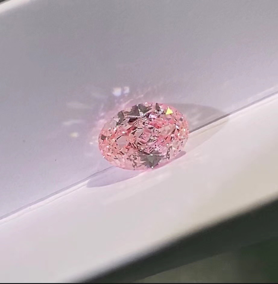 Loose Lab Made Diamonds Lab Grown Diamond Pink CVD Diamond Prime Source Oval Loose Diamond