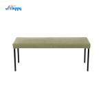 Iron Base Fashionable Living Room Bench Dc-7551 Comfortable with Upholstery