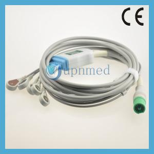 China Fukuda One piece 5-lead ECG Cable with leadwires wholesale