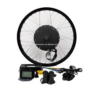 China 48V1500W Brushless Gearless Hub Motor/Electric Fat Bike DIY Conversion Kits fat ebike rim 26x4.0 wholesale