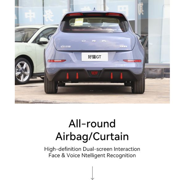 2650mm Wheelbase ORA Funky Cat GT/ORA Funky Cat Balei Mao Energy Vehicles Pure Electric 171hp Electric Utility Vehicle