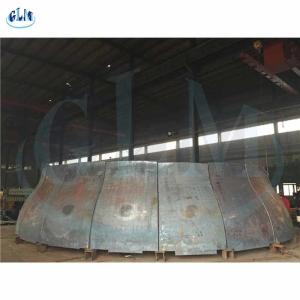China SA516 GR60 Pressure Vessel End Cap Pipe Fittings Conical Dish Head 300mm wholesale