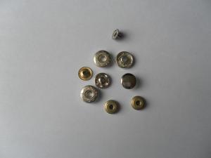China Snap Fastener Metal Buttons Press Stud wholesale
