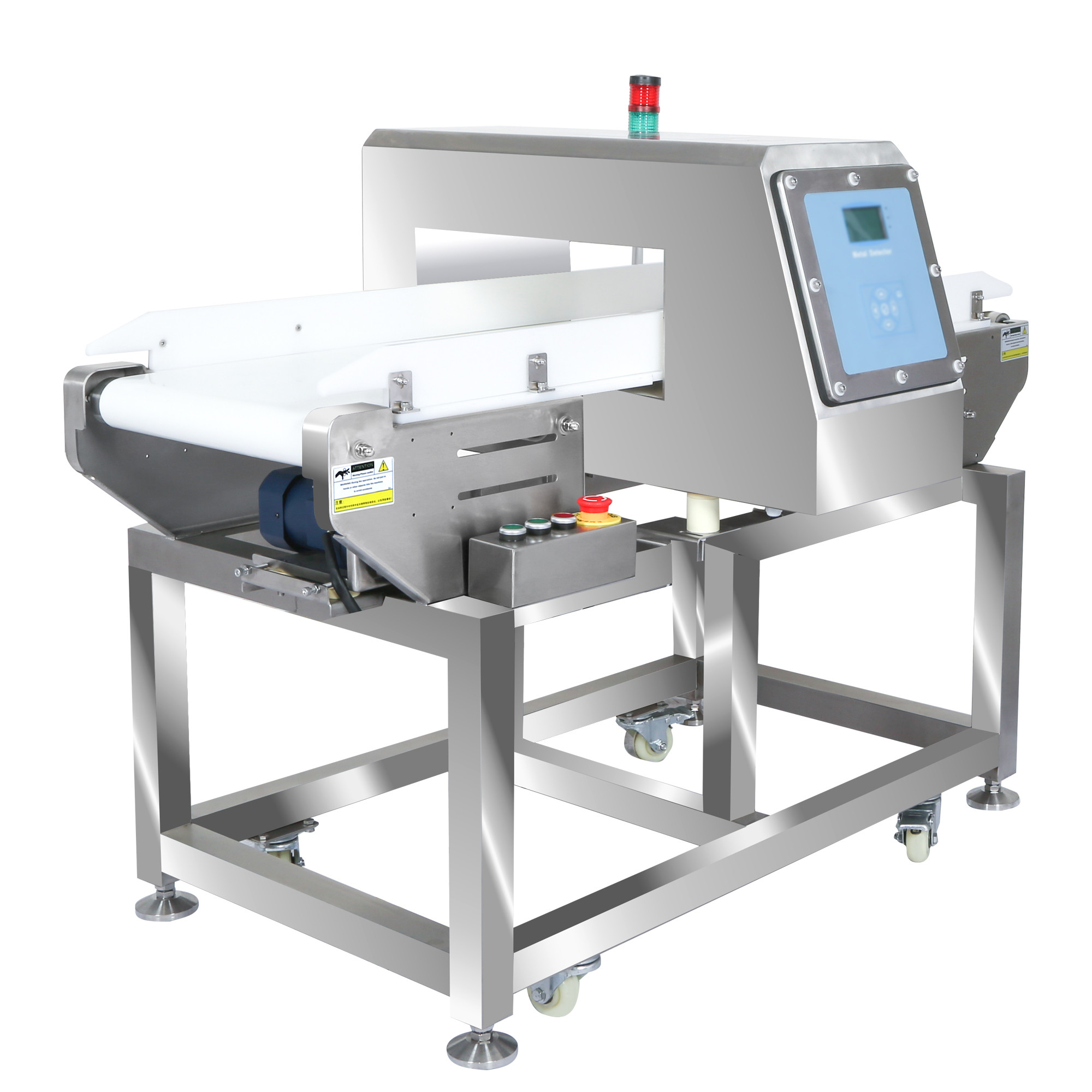 High Quality Conveyor Belt Food Grade Online Non-FE Chocolate Metal Detector Machine For Both Dry Food