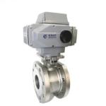 High Temperature Stainless Steel Actuated Ball Valves Electric V Type Ball Valve