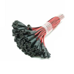 China 5.5mm x 2.1mm 10 inch (30cm) DC Power Pigtail Extension Cable Female wholesale