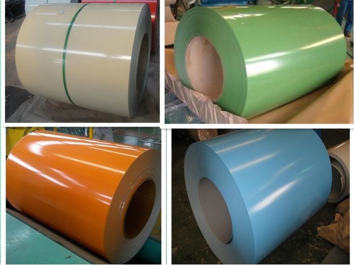 Ral9003 PPGI Galvanized Color Coated Galvalume Steel Coil ASTM A653 JIS G3302