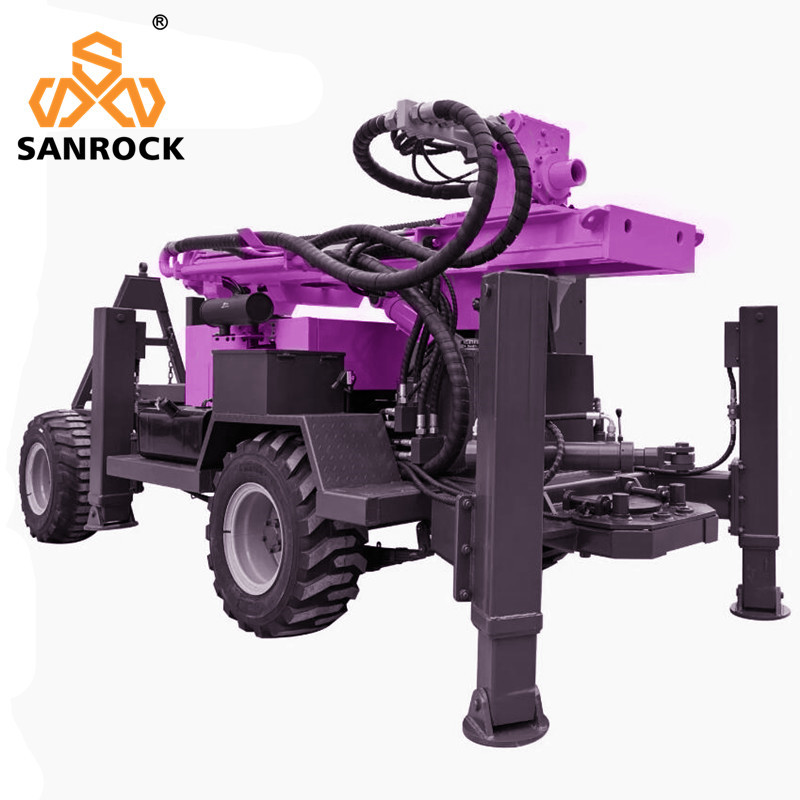 Portable Water Well Drilling Rig Machine with 3300mm One Push Length and Hydraulic System