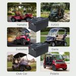 OEM 36V 48V 72V Lithium LiFePO4 Golf Trolly Batteries Pack 100Ah 200Ah