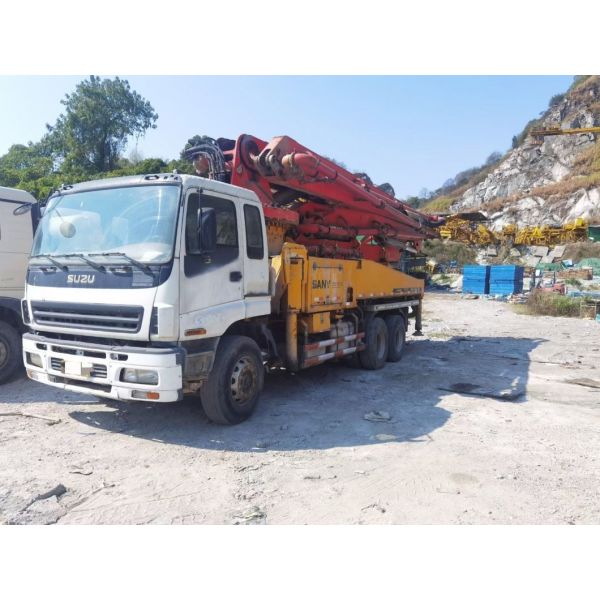 Ready Mix Concrete Pump Second Hand Sy 43 Meters Mixing Machine with Cylinder Type