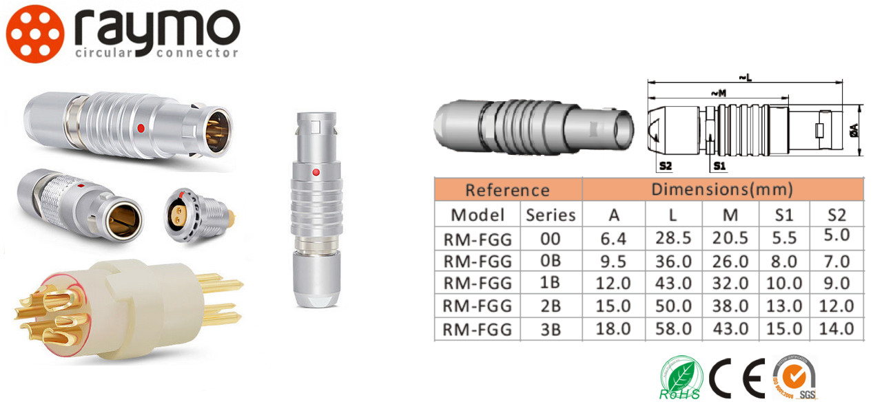 K L Series Circular Push Pull Connectors Mini Snap