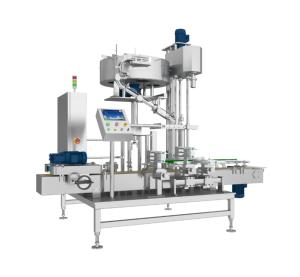 China Fertilizer 5-30L Drum Single Head Automatic Capping Machine wholesale