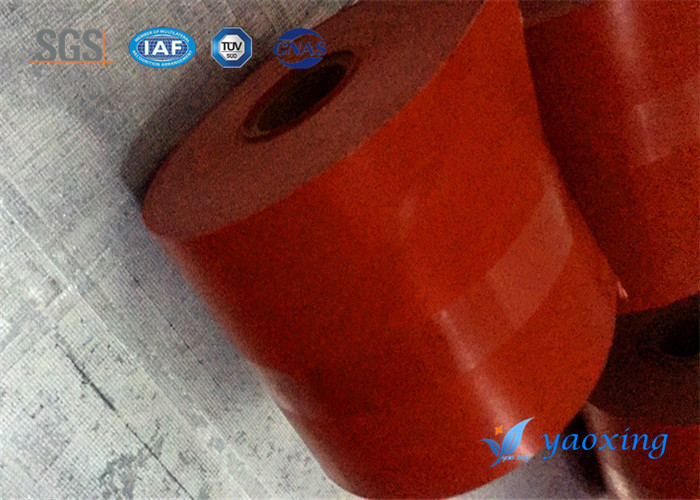 Fireproof Curtain Silicone Coated Fiberglass Cloth 0.4mm Thickness