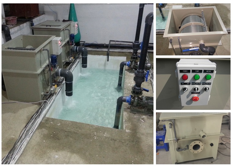 Water Filtration Aquaculture Indoor Ras Drum Filter for Fish Farming/Pond