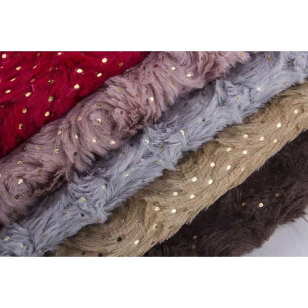 Recycled Cheap Price Custom All Colors 100% Polyester Bronzing Fabric Upholstery Fabrics Sofa Velvet for Home Textile and Garment