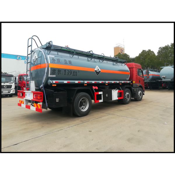 FAW 25Ton Heavy Duty Truck 13.9 Cbm Chemical Vehicle Sodium Hydroxide Solution/liquid Special Truck Special Transport Truck
