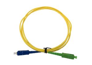 China Fireproof 3M Fiber Optic Patch Cord , Sc Apc Fiber Jumper wholesale