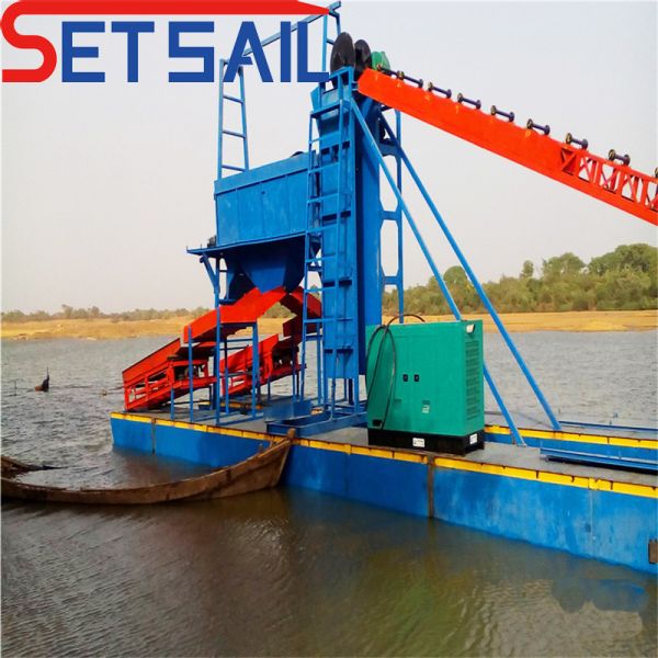Customized High Dredging Depth Chain Bucket Sand and Mud Dredger with Return refunds