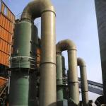 Wet Spraying Purification FRP Tower Gas Scrubber / Desulfurization Scrubber