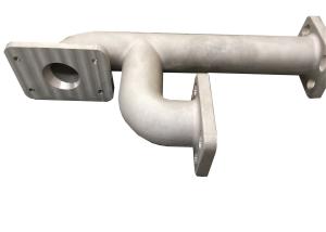 China Pipe Connector Sand Casting Parts 600*D70 For High Speed Railway wholesale