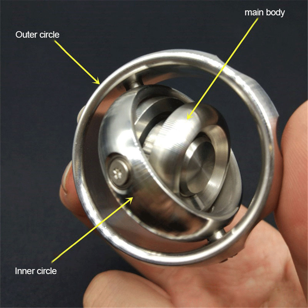 Tmechforce EDC Resistance Fidget Spinner Metal Sensory Toy for Anxiety and Stress Relief