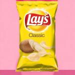 Lay's Original Potato Crisps, 54g Packs - Bulk Case of 100PCS - Ideal for