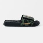 46EU Adjustable Strap Slides , Wear Resistant Open Toe Velcro Sandals