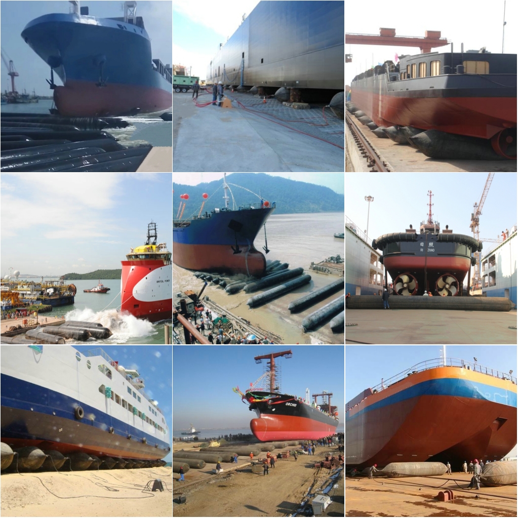 Inflatable Marine Rubber Airbag Shipping Launching / Upgrading / Lifting