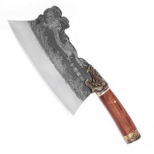 China HRC58 Sharp Blade Handmade Custom Machete Kitchen Knives Carbon Steel wholesale