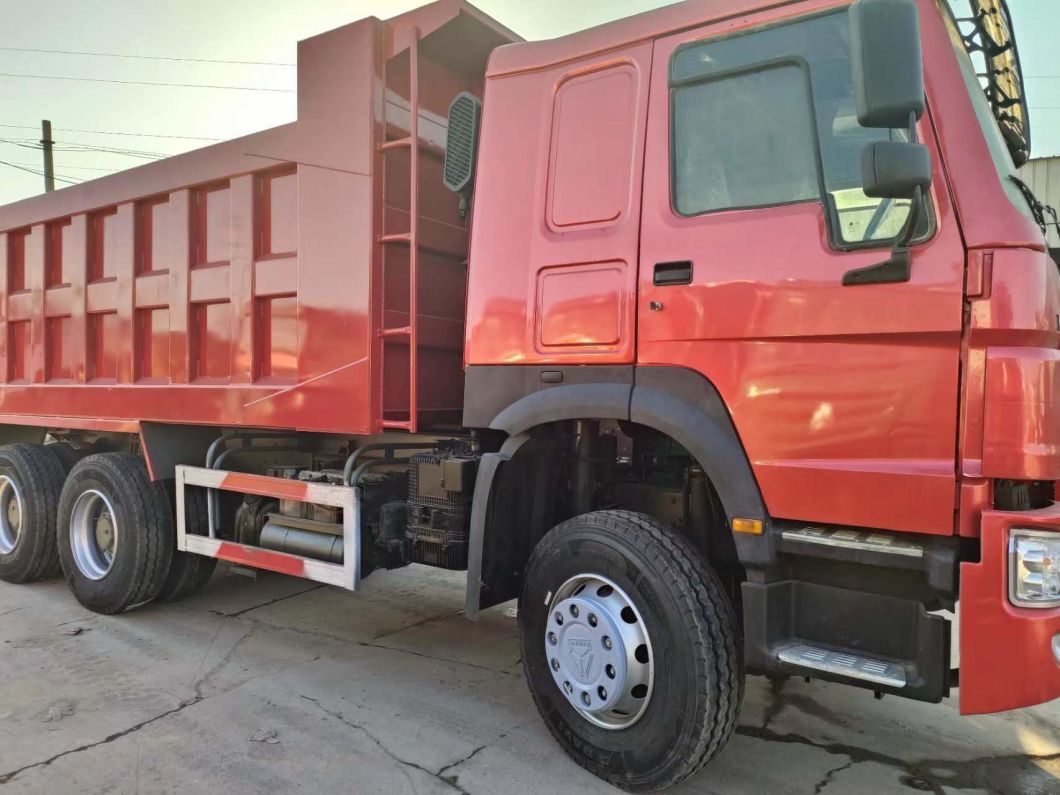HOWO 6*4 Dump Truck New and Secondhand Truck 10tires Red