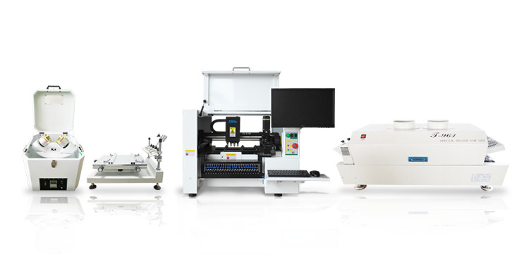 6 Cameras 845*865*650mm Benchtop SMT Mounting Machine