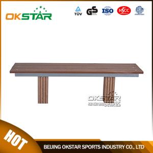 China outdoor fitness equipment High quanlity outdoor wooden gym bench wholesale