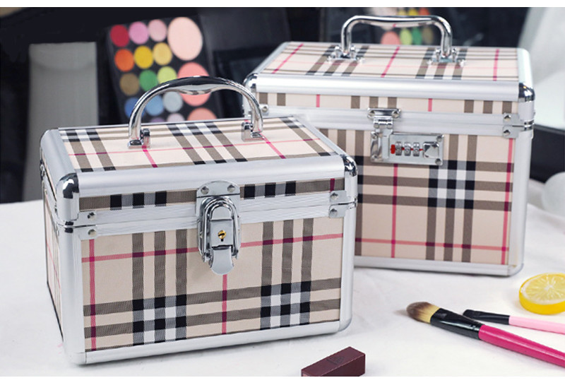 Lock Hard Brushes Toiletry Makeup Bag Case
