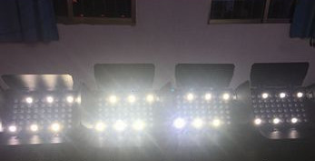 Commercial Led Wall Washer Lights 54x3W 4in1 , Led Wall Wash Flood Light
