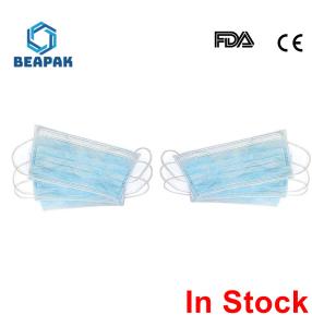 China CE FDA Certificate Earloop 3 Ply Face Mask Disposable Medical Surgical wholesale