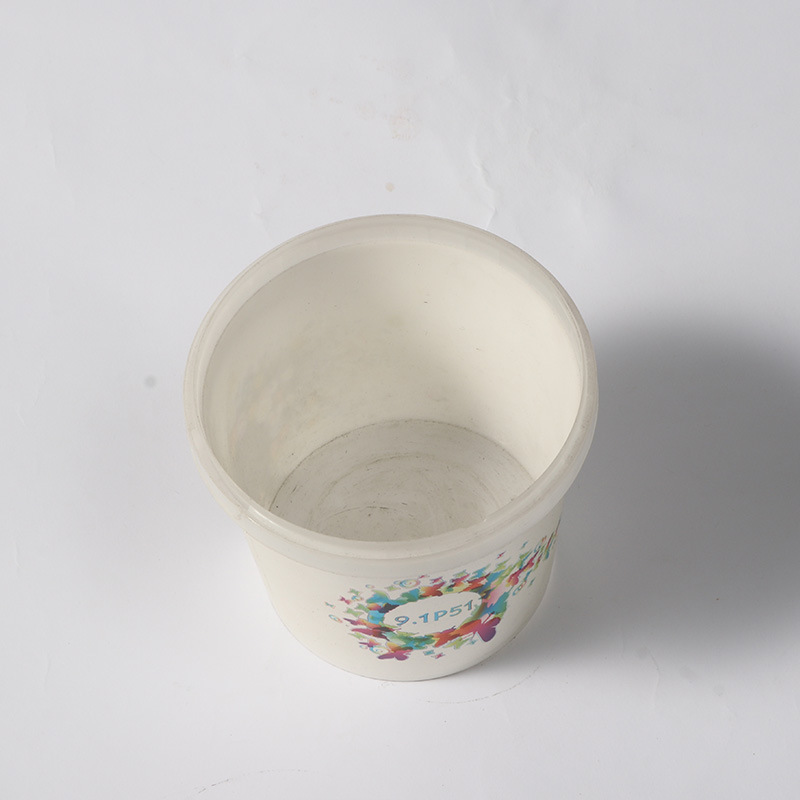 PP Material Disposable Yogurt Cup Injection Molding for Custom Printed Ice Cream Cup